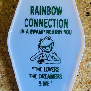 Muppet Movie inspired RAINBOW CONNECTION key tag